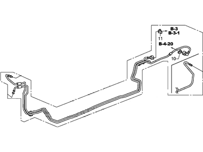 Honda 16050-TE1-A10 Pipe Assembly, Fuel