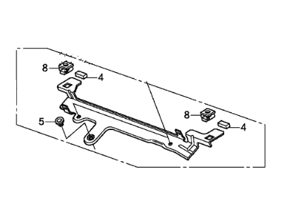 Honda 17147-R70-A00 Stay Assy., Engine Cover