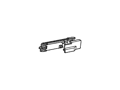 Honda 81198-TE0-A01ZA Cover, RR. Cushion (Outer) *NH167L* (SWS) (GRAPHITE BLACK)