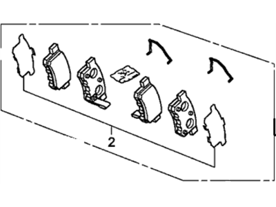 Honda 43022-TA0-A81