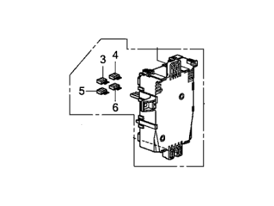 Honda 38210-TA0-A71 Box Assembly, Passenger Fuse