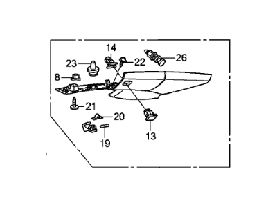 Honda 84131-TE0-A02ZB Grn R,FR Plr*YR327L*