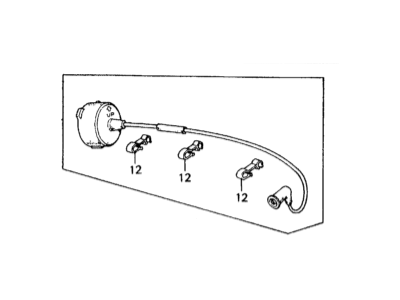 Honda 32723-PA6-010 Wire, Ignition Center