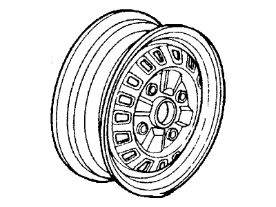 Honda 42700-SA4-003 Disk, Wheel (4.5-Jx13) (Kanai)