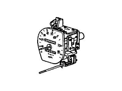 Honda 37200-SA8-672 Speedometer Assembly