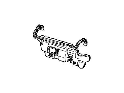 Honda 66845-SA4-670 Plate, Instrument Panel Back