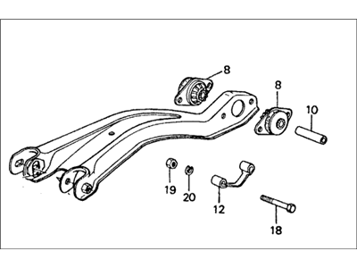 Honda 52371-SA1-700 Arm, Driver Side Radius