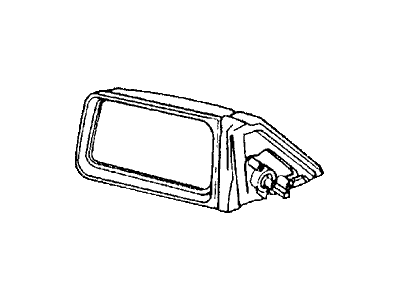 Honda 88157-SA0-743 Boot, L. Door Mirror