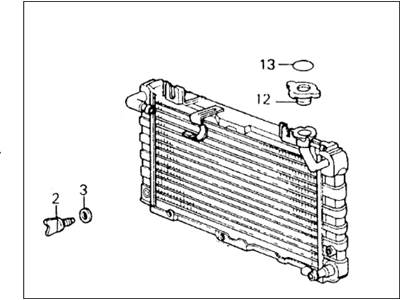 Honda 19010-PA6-004 Radiator (Toyo)