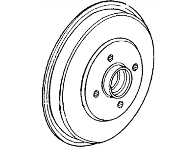 Honda 42610-SA0-020 Drum, Rear Brake