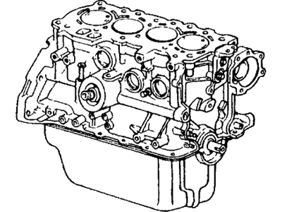 1983 Honda Civic Engine Block - 10002-PA6-030KL
