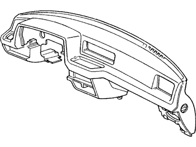 1983 Honda Civic Instrument Panel - 66821-SA0-305ZA