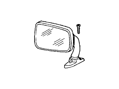 1981 Honda Civic Car Mirror - 88155-692-672