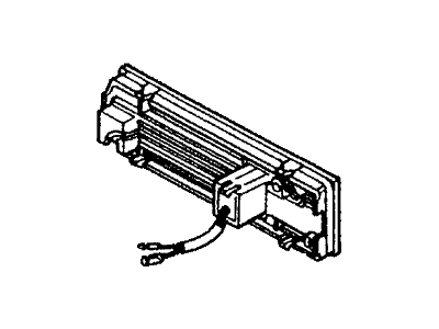 Honda 38750-SA8-672 Illumination Assy., Air Conditioner