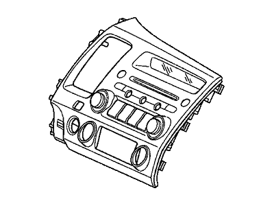 Honda 39170-SNA-A51ZA Panel Assy. *NH608L* (Usa Band)(XM) (Alpine) (UH GUN METALLIC)