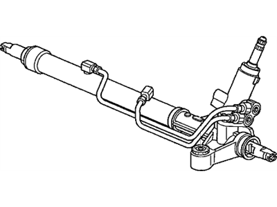 Honda 06536-SNA-506RM Power Steering Rack, Driver Side Id Corner Na (06536-Sna-506Rm) (Reman)