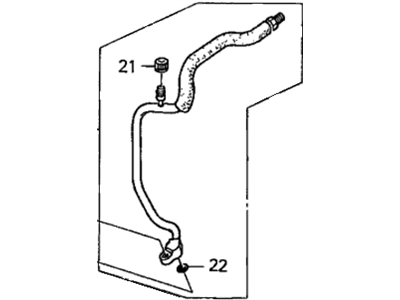 Honda 80311-S5A-A02 Pipe, Suction