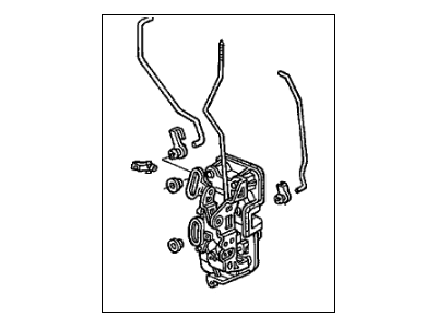 Honda 72110-S5A-A01 Lock Assembly, Right Front Door