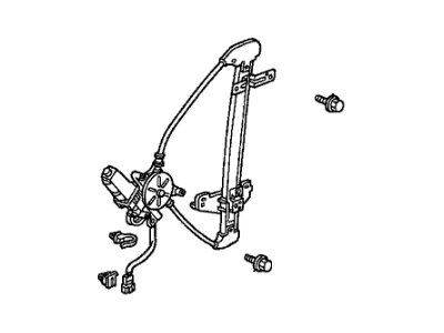 2005 Honda Civic Window Regulator - 72750-S5A-J03