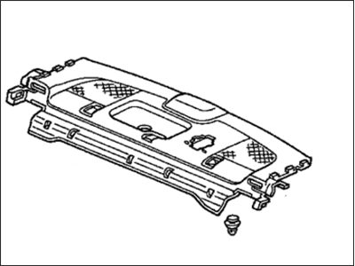 Honda 84505-S5A-930ZC Tray, RR. *NH361L* (CF GRAY)