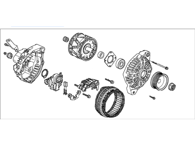 2001 Honda Civic Alternator - 31100-PLM-A02