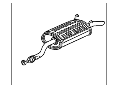 Honda 18030-S5D-A11 Muffler Set, Exhuast