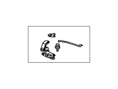 Honda 82220-S04-003 Lock Assy., R. RR. Seat