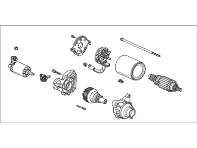 Honda 31200-PLM-A51 Starter Motor Assembly (Sm-44232-36) (Mitsuba)