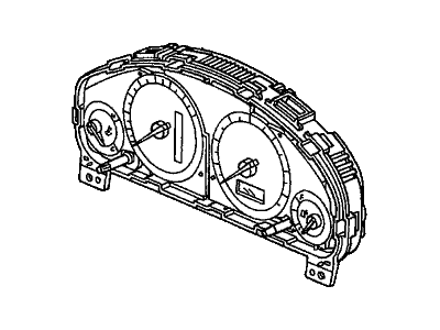 Honda 78120-S5W-A33 Meter Assembly, Speed & Tacho & Fuel & Temperature (Northland Silver)