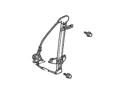 Honda 72710-S5D-A12 Regulator Assembly, Right Rear Door (Manual)