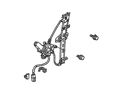 Honda 72210-S5A-G05 Regulator Assembly, Right Front Door