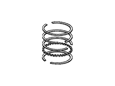 2001 Honda Civic Piston Rings - 13011-PLR-004