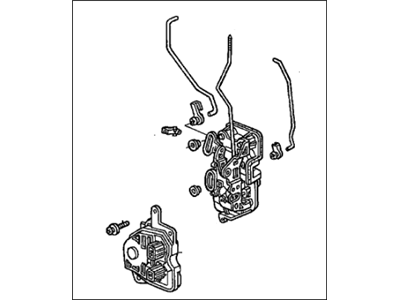 Honda 72150-S5A-A11 Lock Assembly, Left Front Door Power