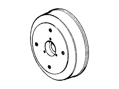 1977 Honda Civic Brake Drum - 42610-663-010