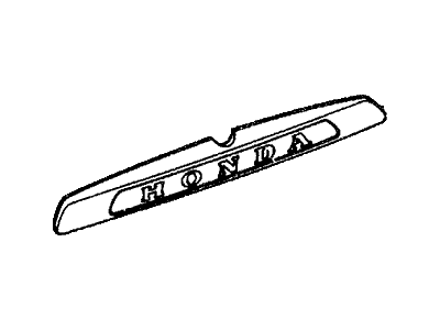 Honda 87310-663-005 Emblem, Rear
