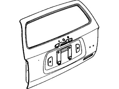 Honda 85200-663-670ZZ Tailgate Assy.