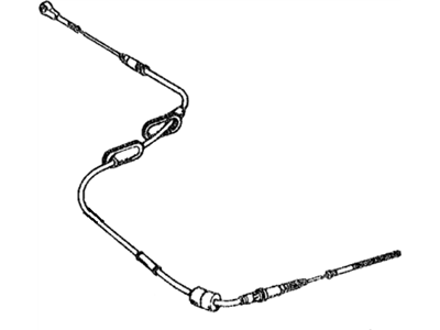 1977 Honda Civic Parking Brake Cable - 47510-663-010