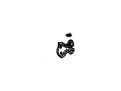 Honda 67950-SW3-003ZZ Hinge, Left Rear Door (Upper)