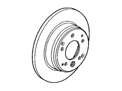 Honda 42510-SP0-000 Disk, Rear Brake