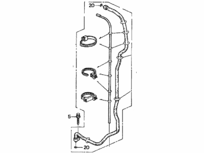 1998 Honda Odyssey A/C Hose - 80324-SX0-962