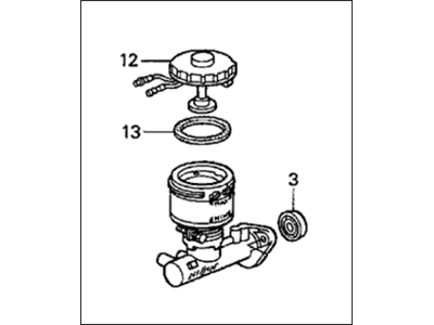 Honda 46100-SM4-G53 Master Cylinder Assembly