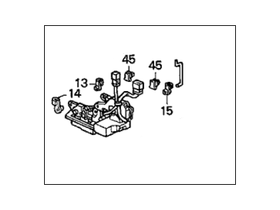 Honda 74800-SX0-003 Lock Assembly, Tailgate