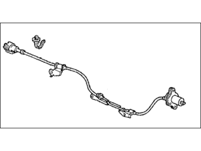 Honda 57470-SX0-A53 Sensor Assembly, Right Rear