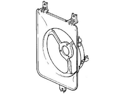 Honda Odyssey Fan Shroud - 38615-PEA-A00