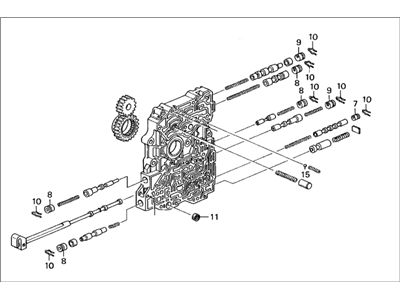 1998 Honda Odyssey Valve Body - 27000-P6H-010