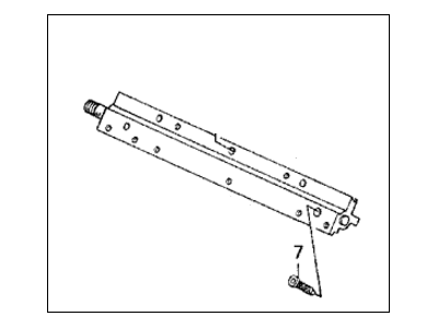 Honda 16610-P0A-000 Pipe, Fuel