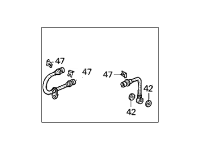 1997 Honda Odyssey Hydraulic Hose - 01466-SX0-000