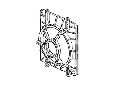 1996 Honda Odyssey Fan Shroud - 19015-P1E-003