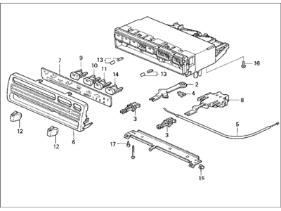 1998 Honda Odyssey A/C Switch - 79500-SX0-A03