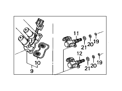 Honda 28010-PDW-315 Solenoid Assy.